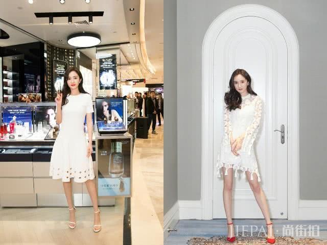 近期杨幂的几套造型都在自我复制 缺乏新意