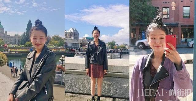 这个韩国女生太会穿衣,自带少女减龄感美的刚刚好