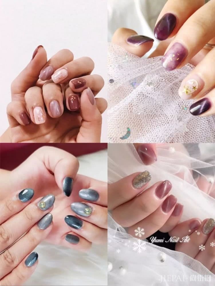 不会化猫系妆？用猫眼美甲去撩人吧