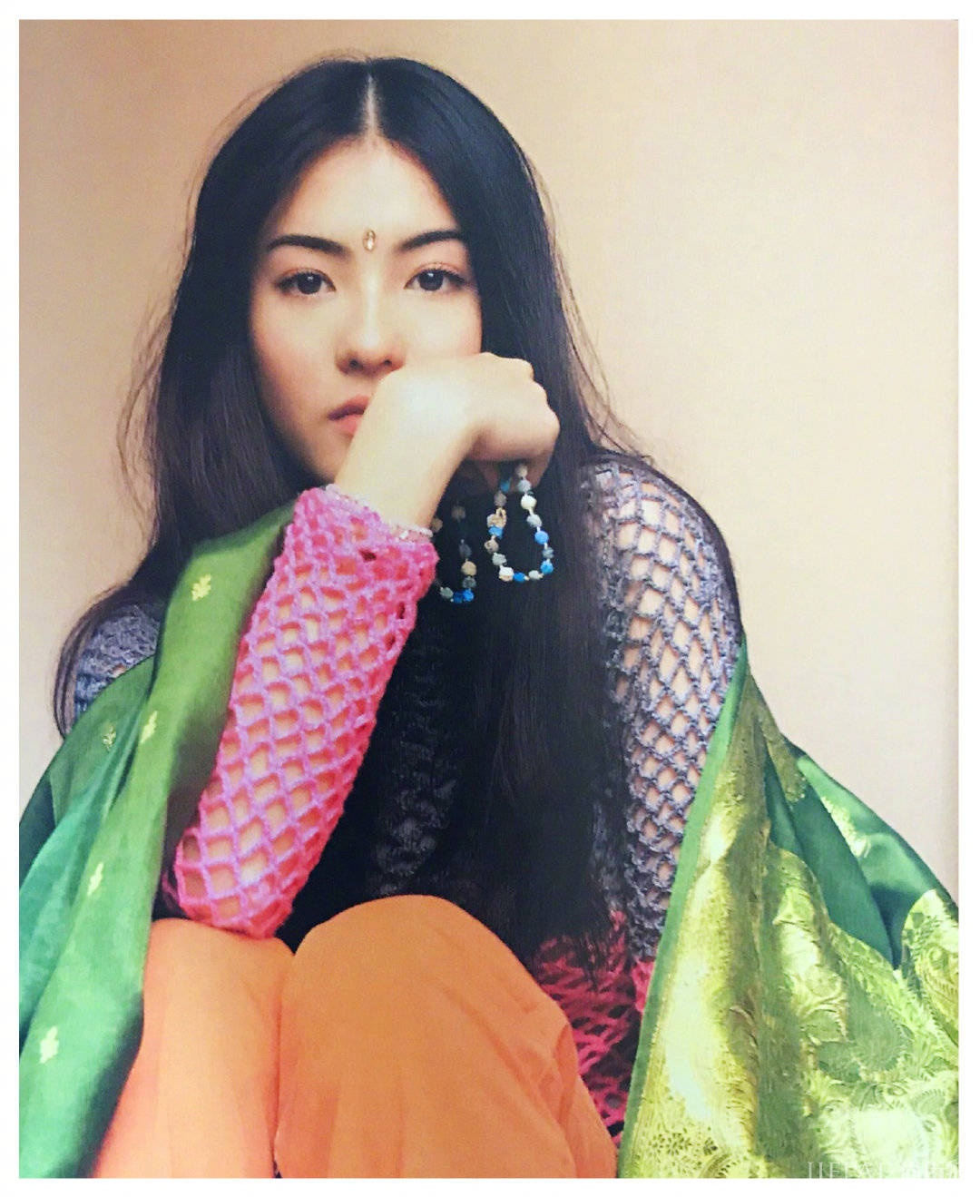 张柏芝20年前的造型曝光，异域少女画风美得惊心动魄