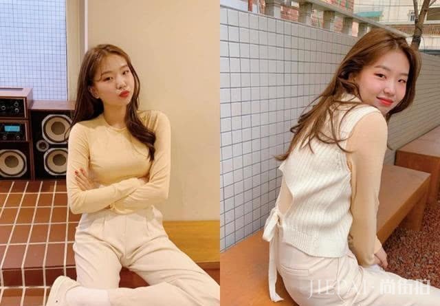 这个韩国女生太会穿衣,自带少女减龄感美的刚刚好