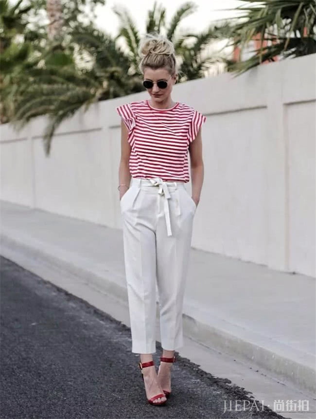 夏季穿一双凉鞋,演绎清凉度假时尚风