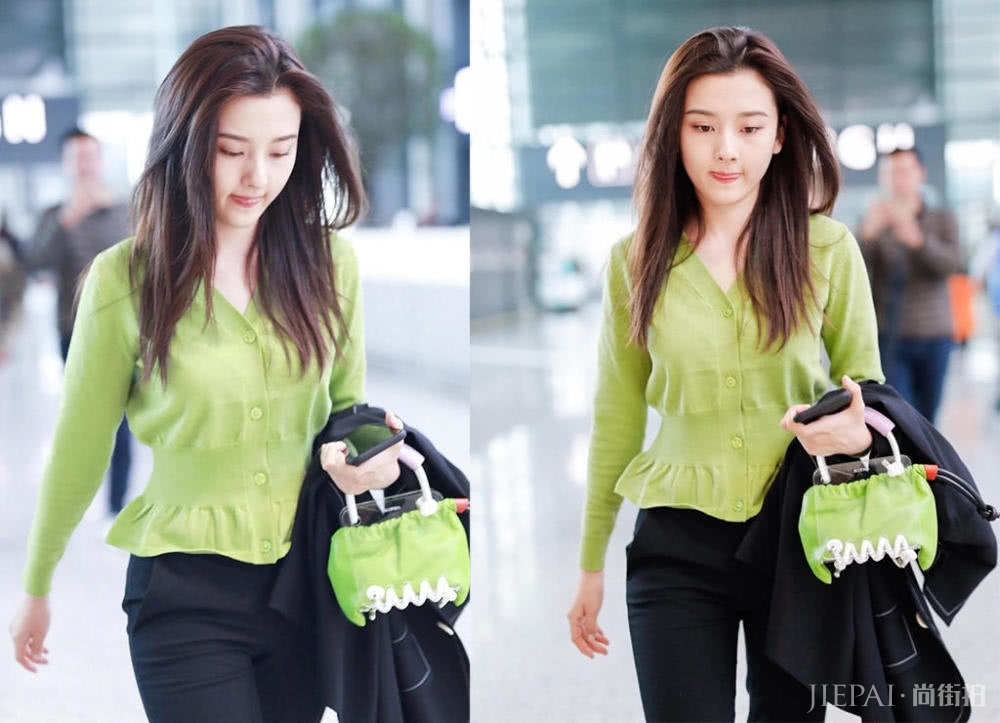 绿色难驾驭？看张雨绮、郭碧婷、李沁都爱穿它