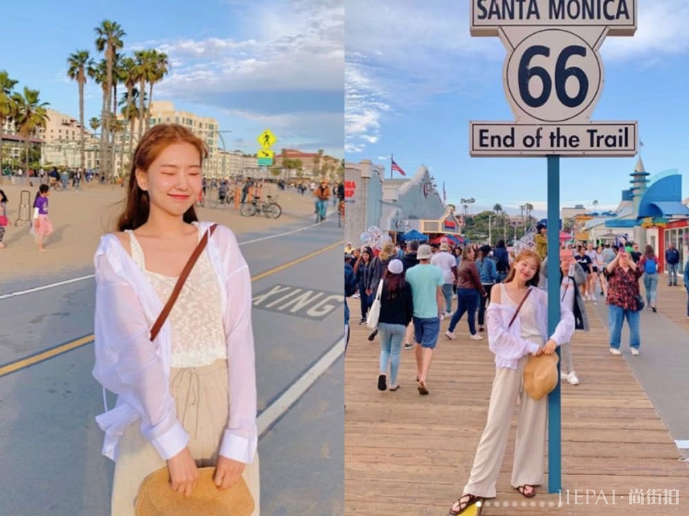 这个韩国女生太会穿衣,自带少女减龄感美的刚刚好