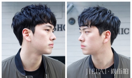 男生大脸圆脸适合发型 这样才能显脸小啊