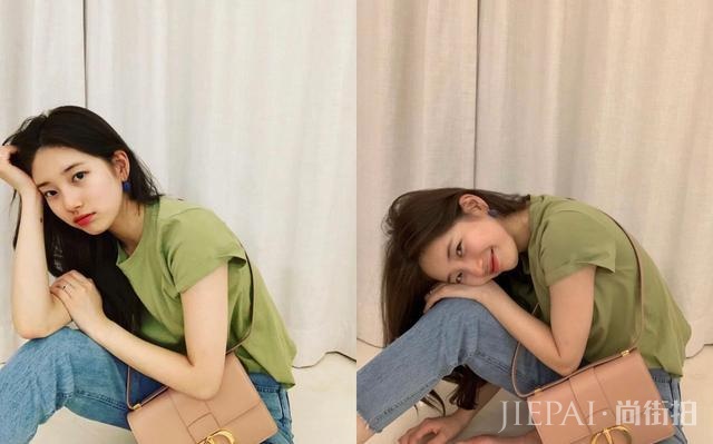 2019年T恤买什么色？牛油果绿预定C位！这4种搭配方法显白还高级