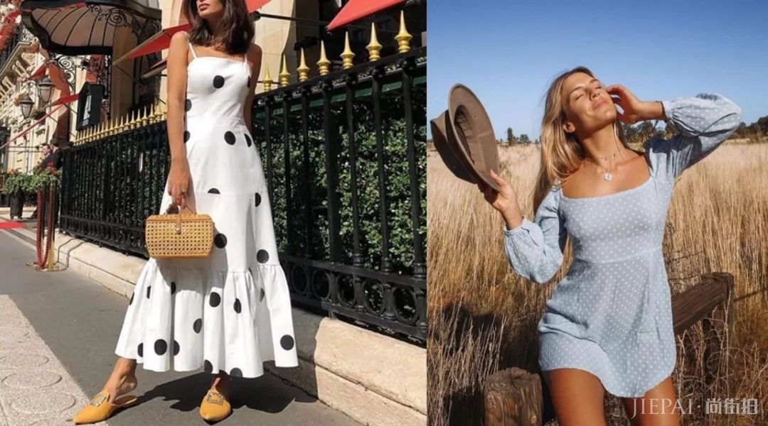 又到了穿波点元素的季节,看看这些搭配技巧,小个子姑娘也能轻松驾驭