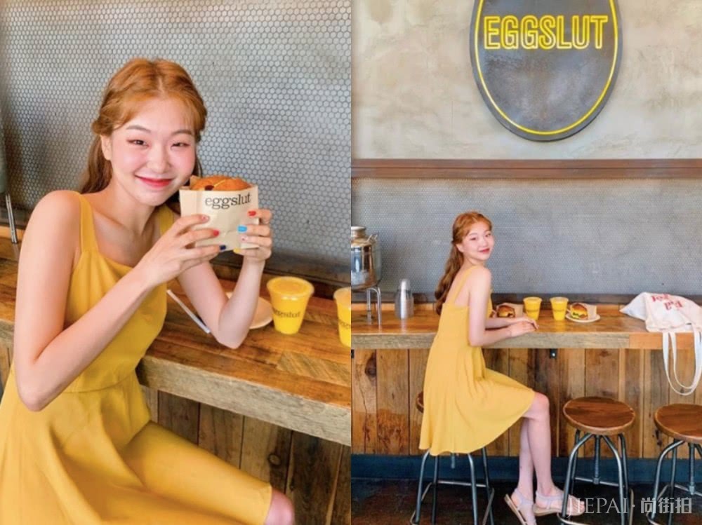 这个韩国女生太会穿衣,自带少女减龄感美的刚刚好