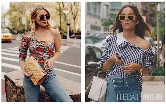 夏季必火的“心机”露肩杀，比一字肩显瘦还时髦！