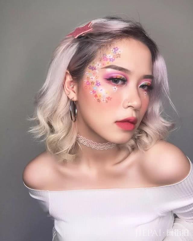 20岁越南小姐姐刷爆ins,在脸上乱画浮夸妆容,吊打P图神器