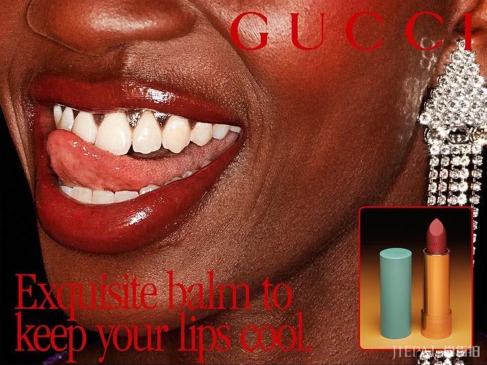 GUCCI重拾彩妆，画风诡异为博眼球？大牌为何爱用牙缝模特？