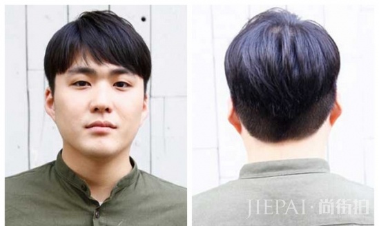 男生大脸圆脸适合发型 这样才能显脸小啊