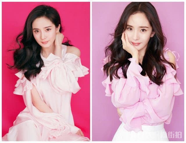 近期杨幂的几套造型都在自我复制 缺乏新意