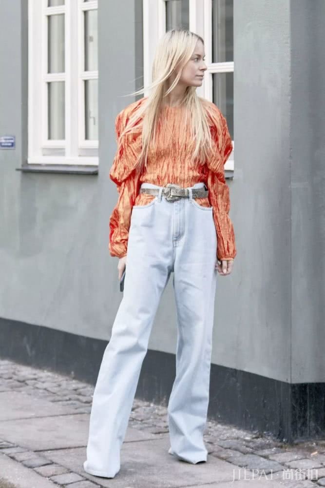 衬衫这样穿,显瘦又好看