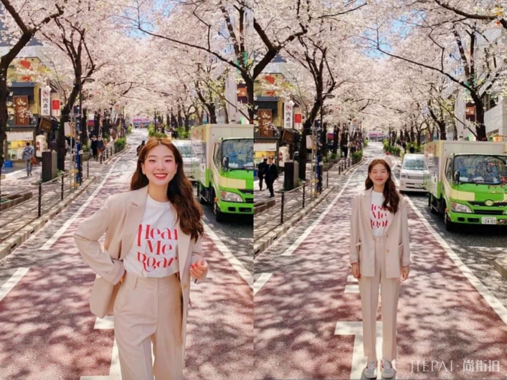 这个韩国女生太会穿衣,自带少女减龄感美的刚刚好