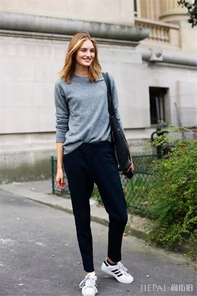 夏天穿更时髦好穿的锥形裤,轻松修饰你的腿型