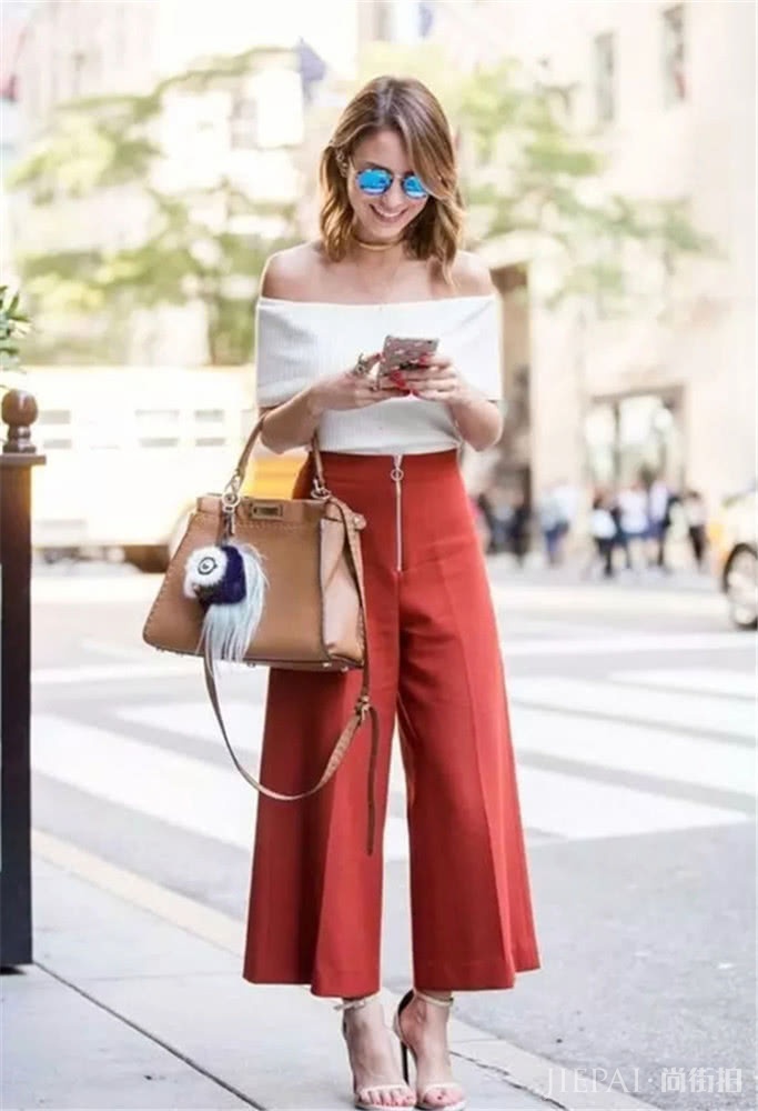 夏天，让糖果色阔腿裤为你增添活力，轻松搭配就很美