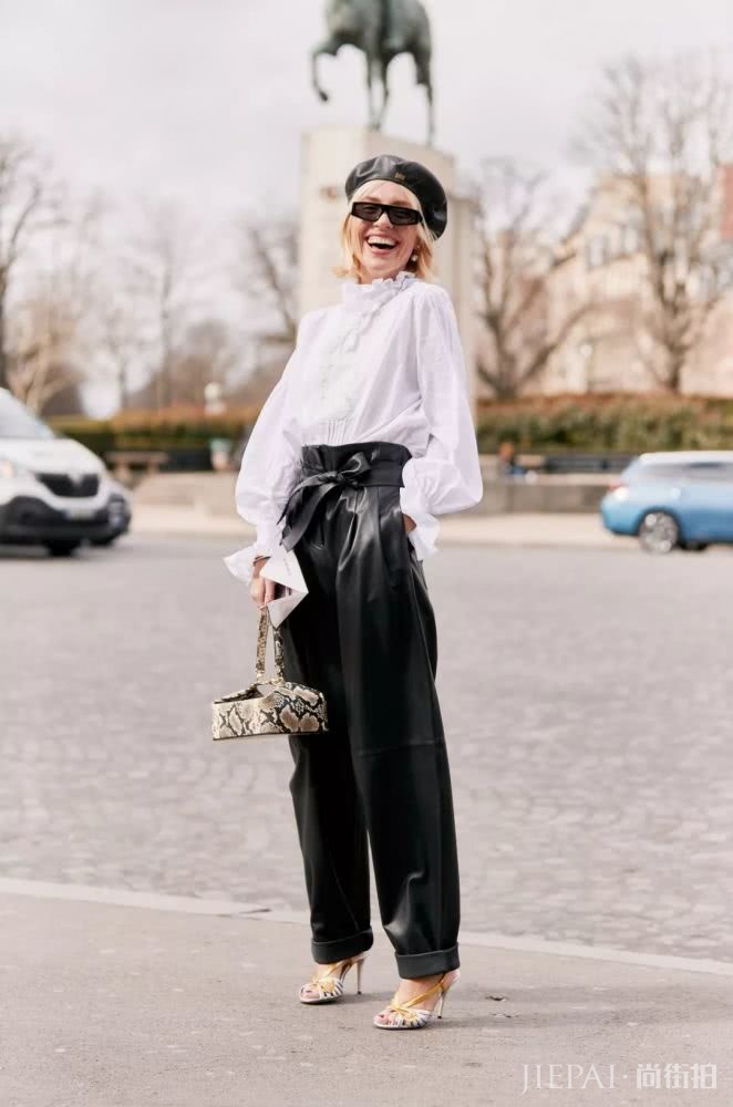 衬衫这样穿,显瘦又好看