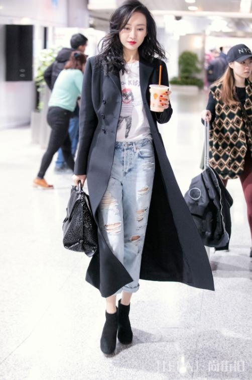 王鸥不光身材高挑, 衣品也是没的说!
