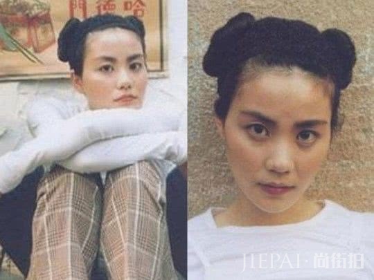 时髦又清凉，双丸子头了解一下