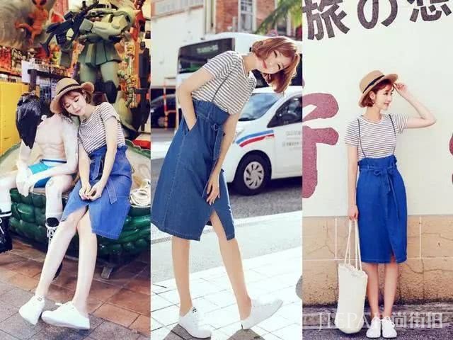 2019女大学生夏装穿搭,青春有活力又甜美