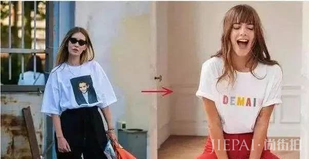 女生夏天穿T恤记住“三不要”,不然不仅没品位还会很尴尬哦