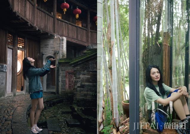 姚晨穿搭短裙短裤秀美腿,回到家乡的她让网友们羡慕!