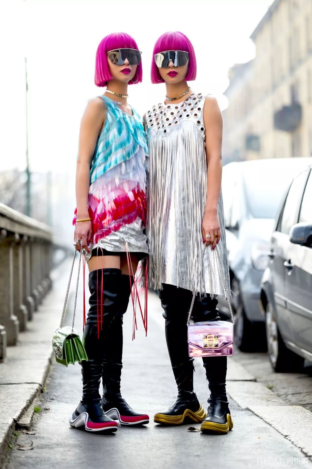 欧美街拍，夏天的各种仙女半裙太好看