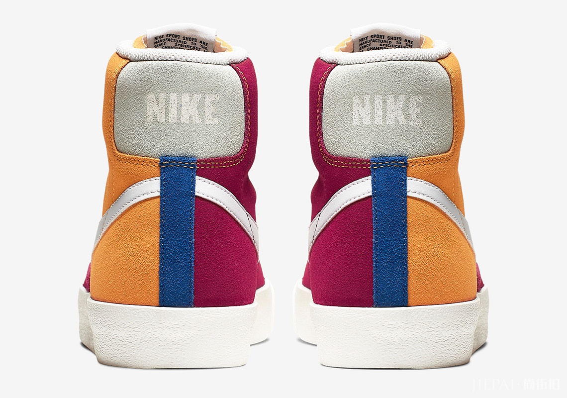 高冲击色彩对撞！这款Nike Blazer Mid有点意思！