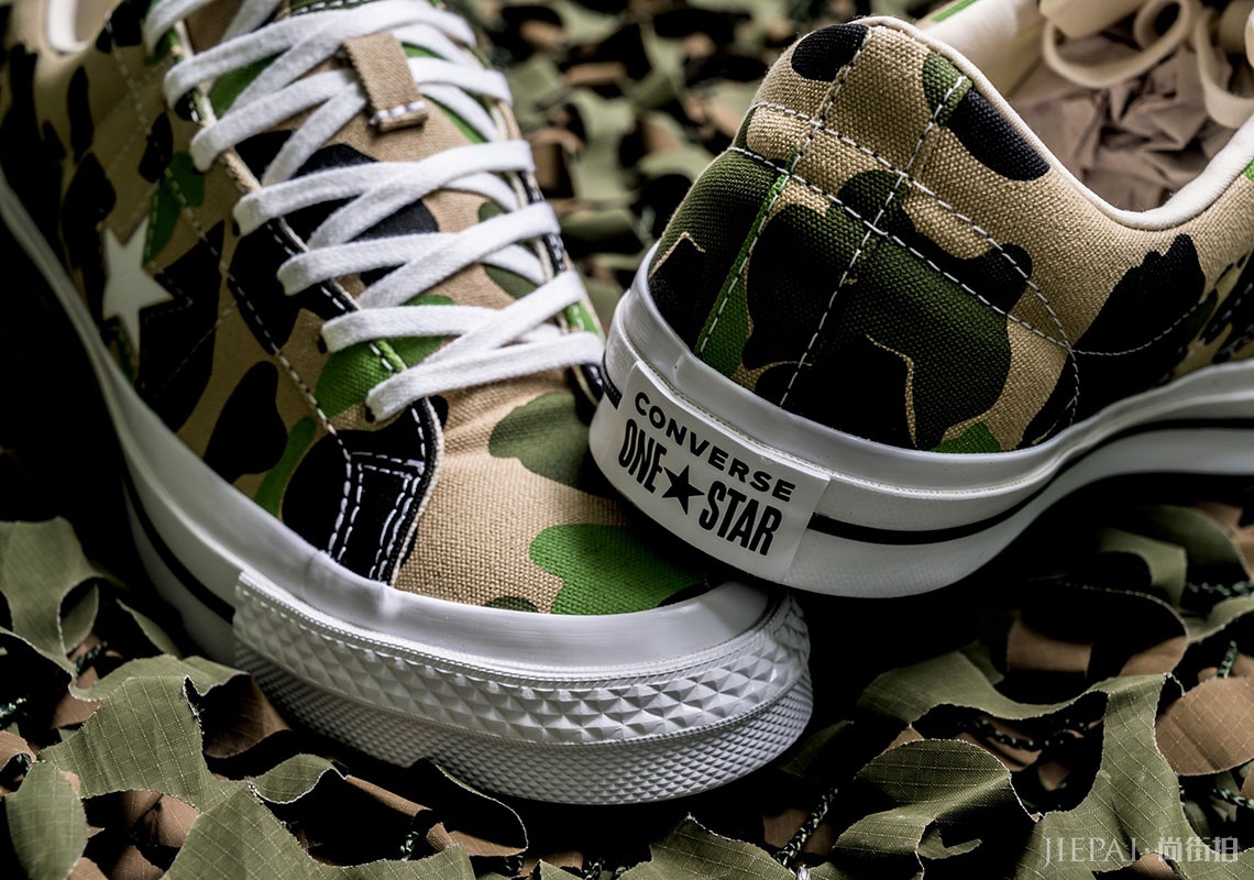 神似BAPE®联乘?Converse平价版丛林迷彩已上架!