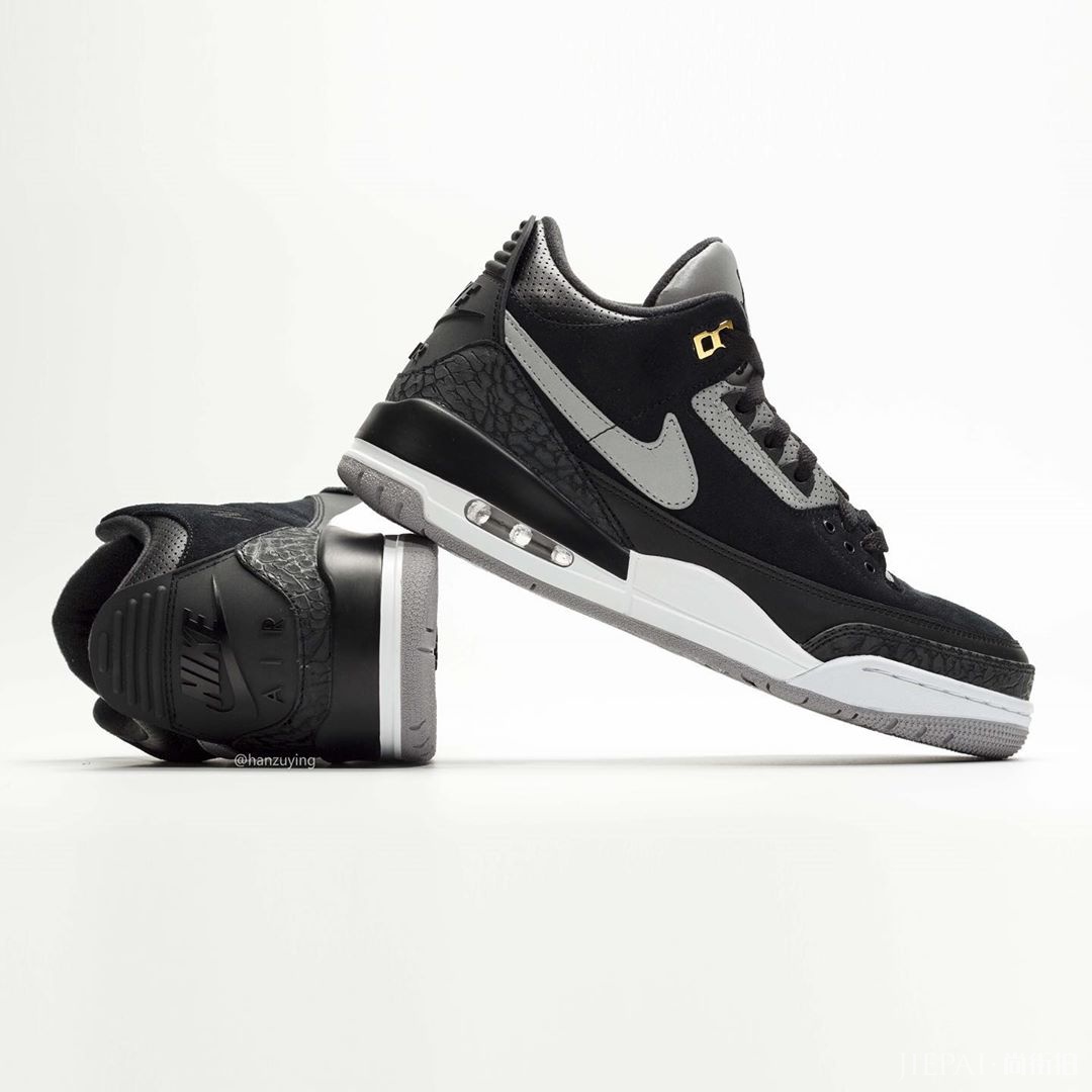 “黑水泥”发售提前！新版Air Jordan 3 Tinker七月发售！