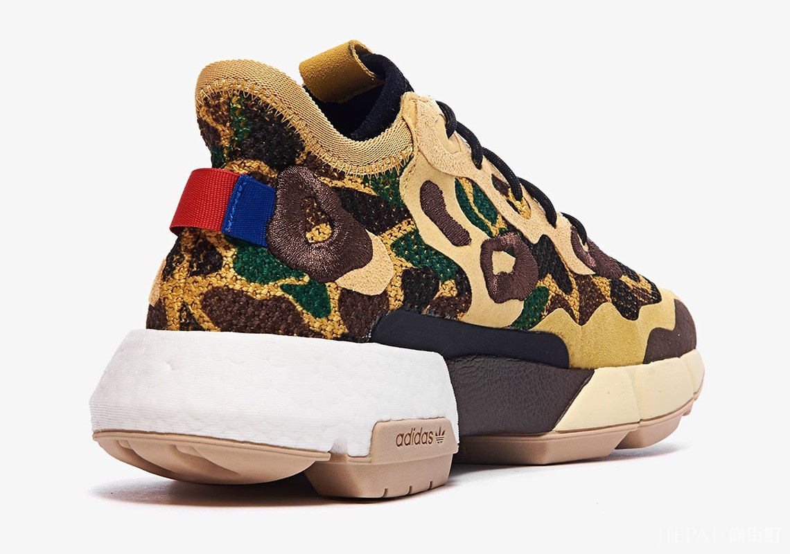 猿人又叒叕和adidas联名了?这双身披迷彩的adidas POD s3.2更胜大鲨鱼一筹!
