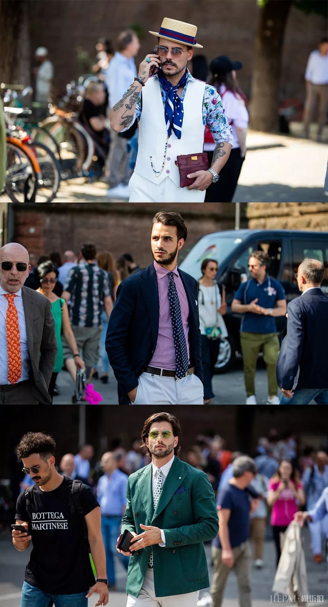 全世界最会穿西装的男人集体出动 街拍的这些时髦大叔们太A了吧