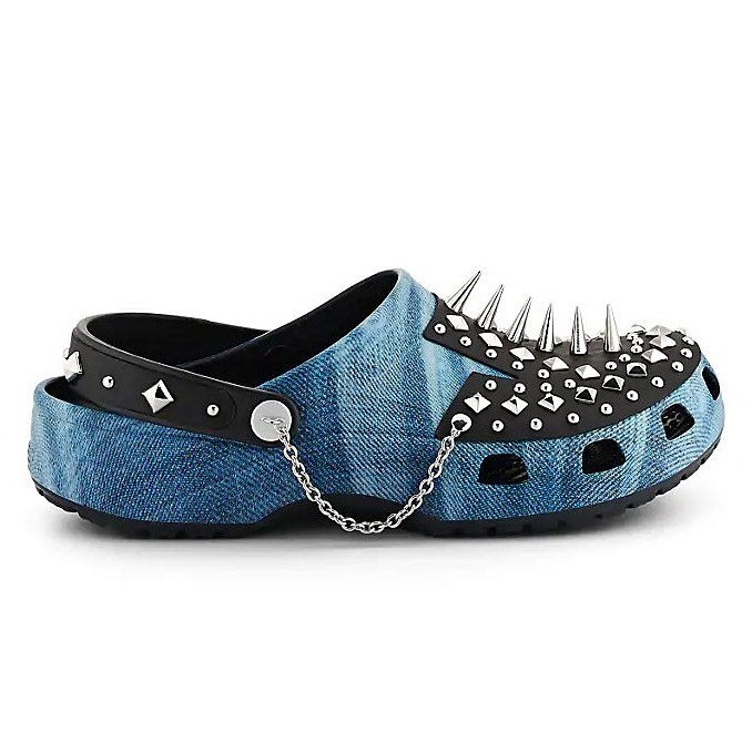 丑拖鞋变朋克!?Barneys x Crocs突然叛逆一下!
