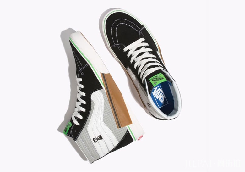 看着有点小清新!解构式VANS SK8 Hi新配色再更新!