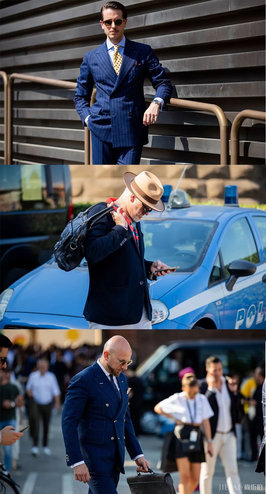 全世界最会穿西装的男人集体出动 街拍的这些时髦大叔们太A了吧