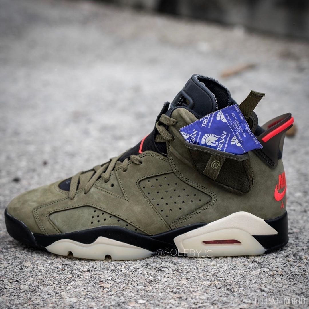 离发售不远了?Travis Scott x Air Jordan 6联乘全貌细节大赏!