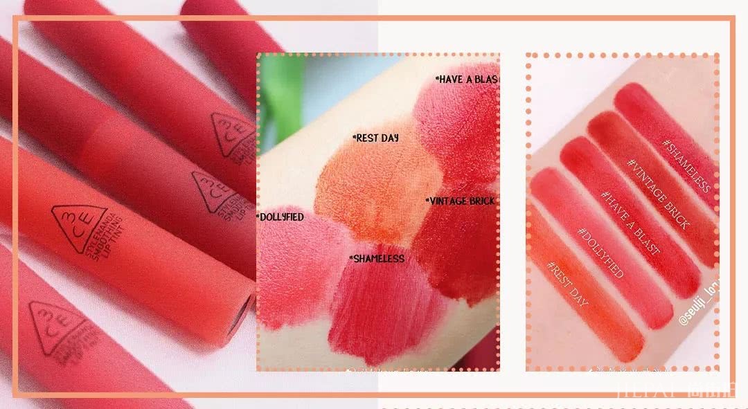 这几只口红都是什么神仙色，太太太好看了吧！