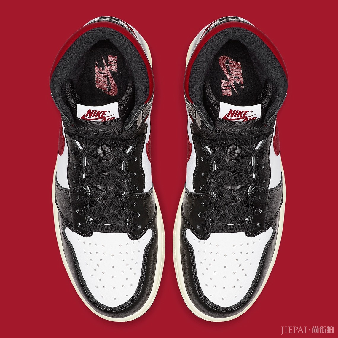 售前欣赏!Air Jordan 1 “Gym Red”官方细节大赏!