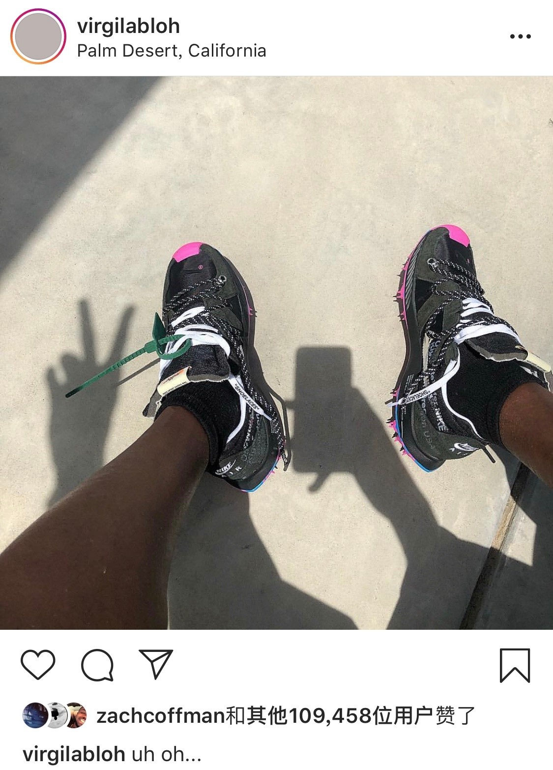 又要剁手了!Virgil Abloh亲自上脚曝光Off-White™ x Nike新联乘!