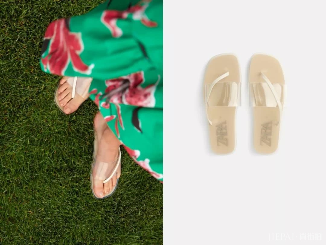 今年夏天流行把塑料穿在脚上,奚梦瑶同款要不了解下