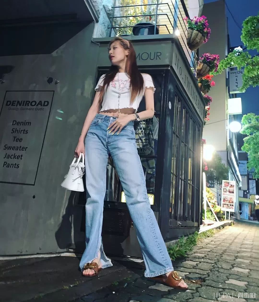 有的人表面看上去很高 其实都靠这条裤子