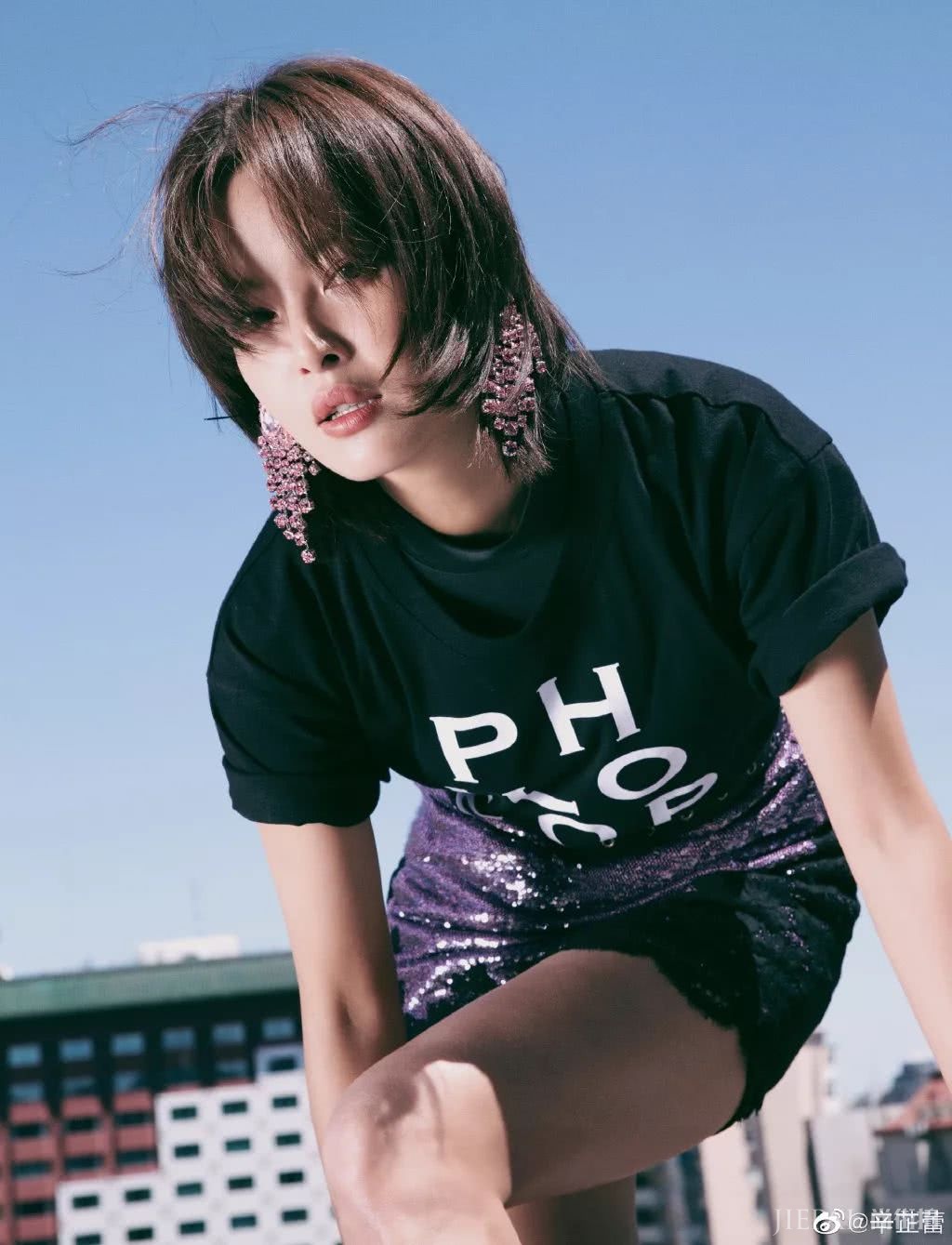 辛芷蕾上海电影节新造型slay全场,这么美,上热搜没得说