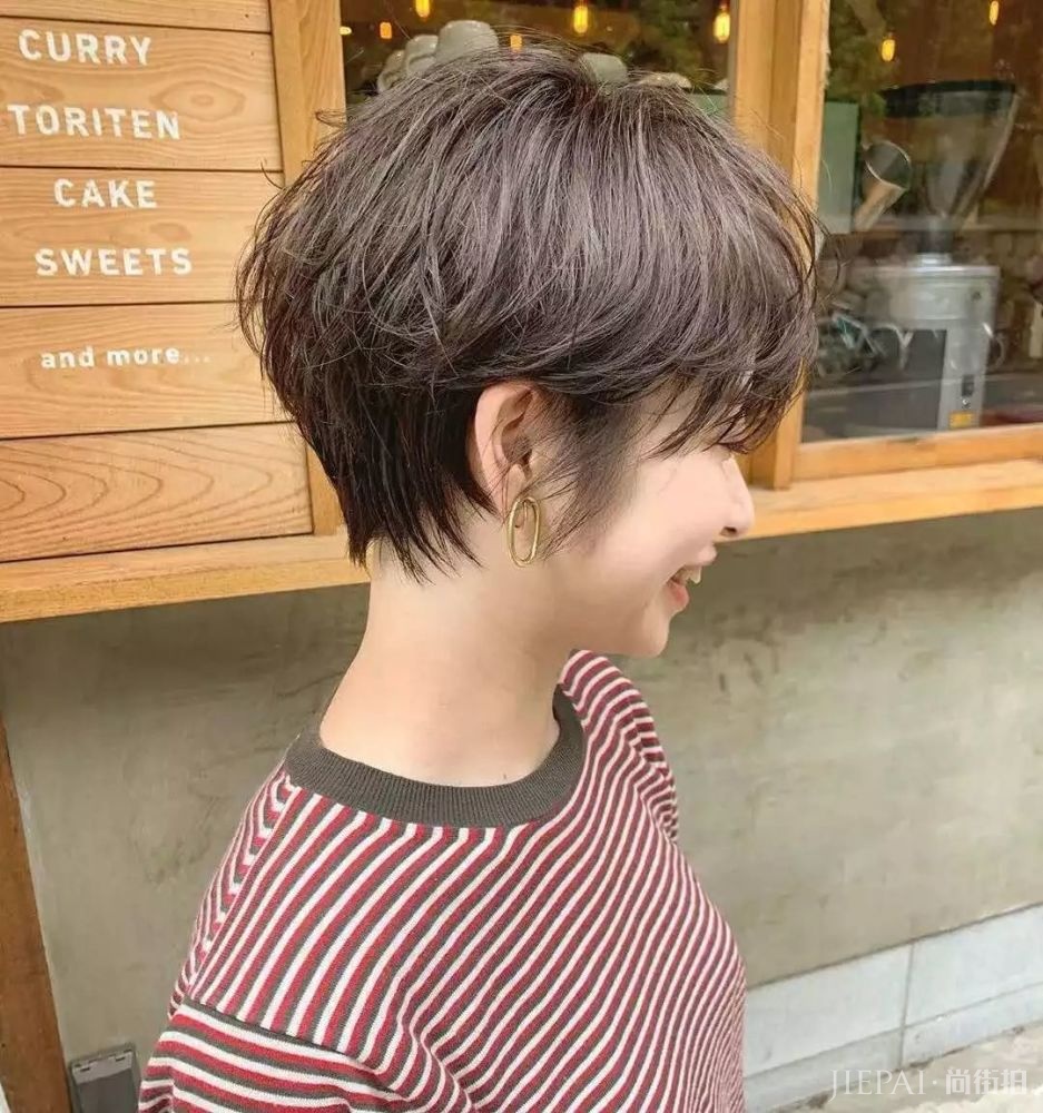 26款短发纹理烫发型图片，准备烫发的女生参考下