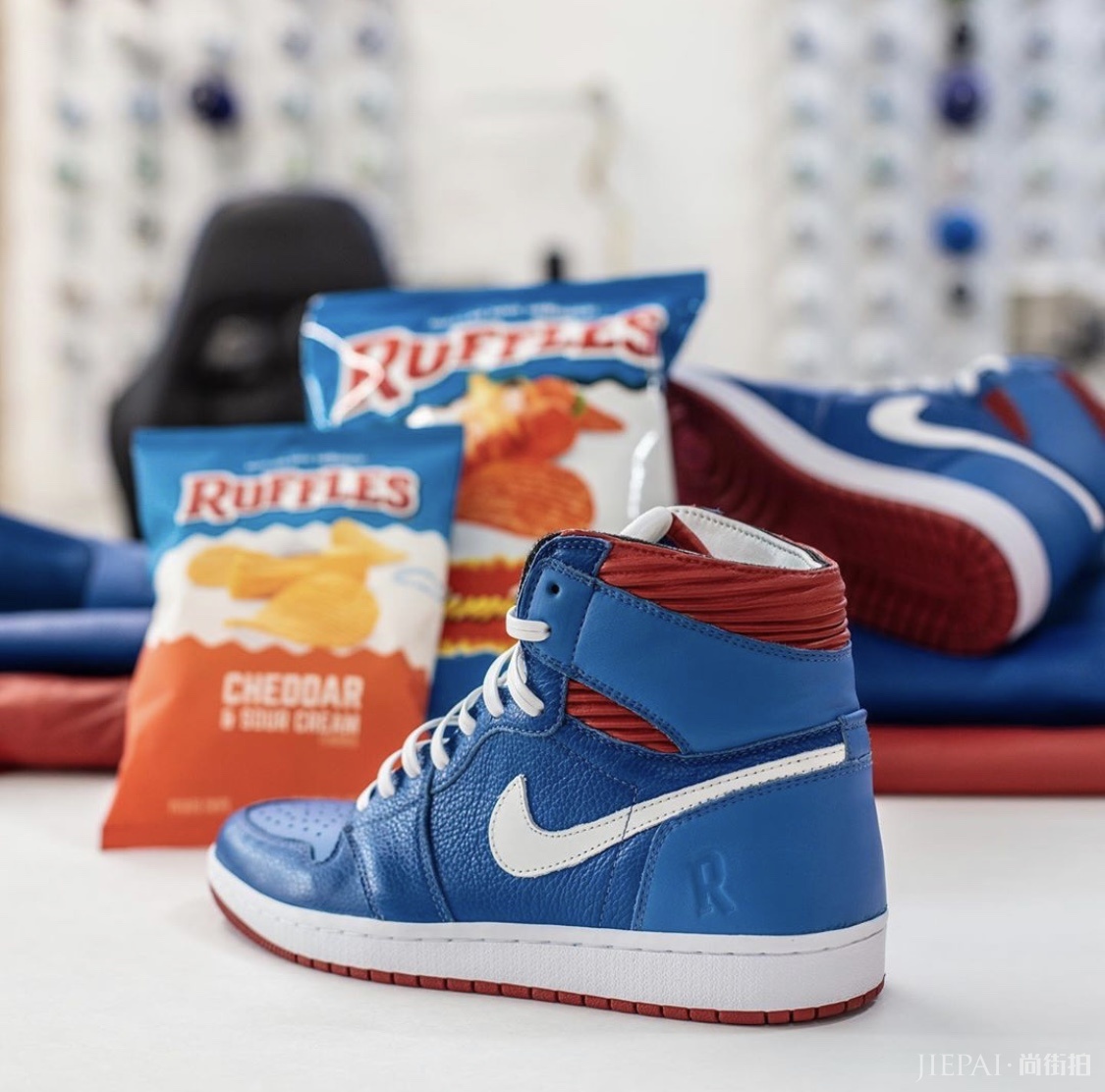 安东尼戴维斯的薯片交易—Ruffles薯片配色Air Jordan 1创意惊人!