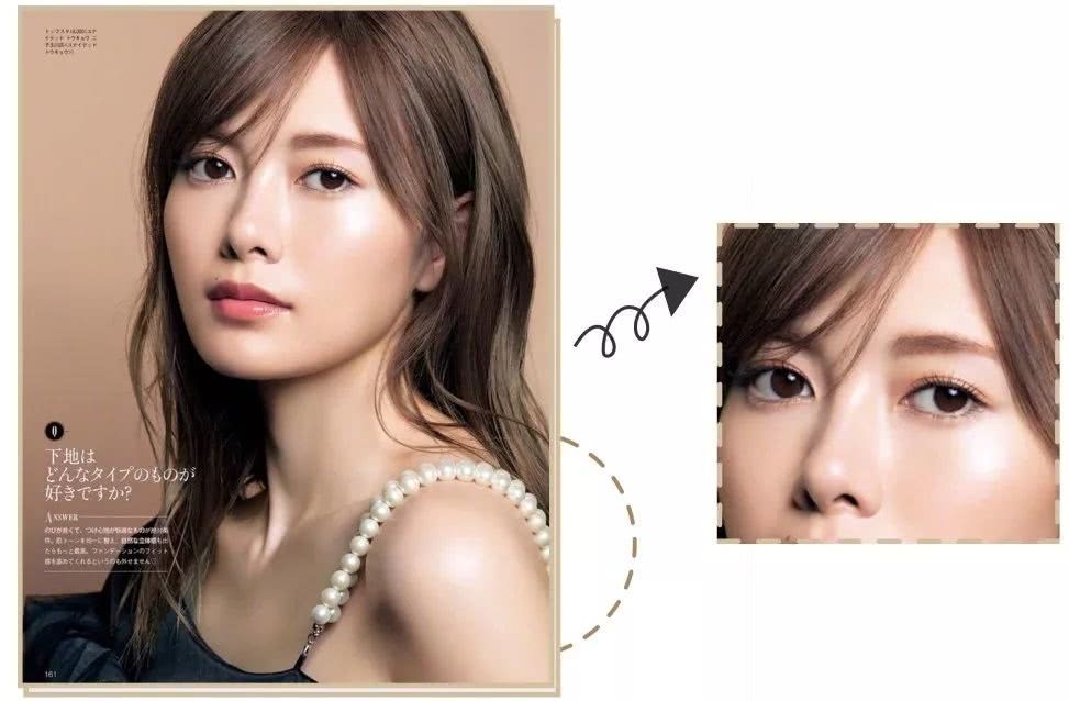 女明星在争先抢后画的妆容，画对了你就是明星