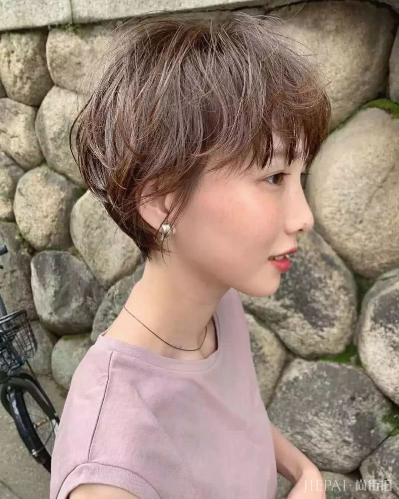 26款短发纹理烫发型图片，准备烫发的女生参考下