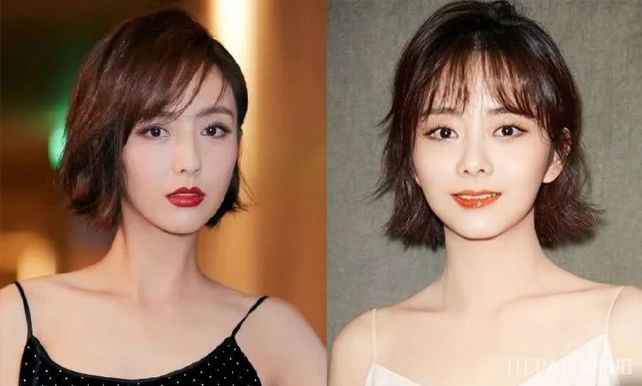 佟丽娅这款短发瘦脸有灵气还好打理，你不想拥有嘛