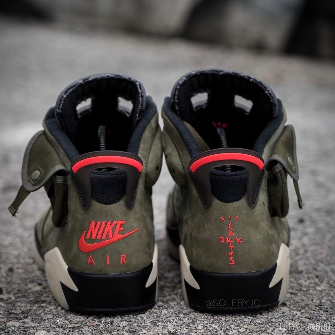 离发售不远了?Travis Scott x Air Jordan 6联乘全貌细节大赏!