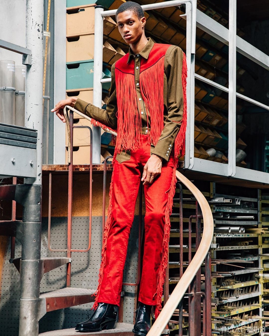 Timberland联名靴抢眼！SANKUANZ 2020春夏大秀街潮结合西部风情！